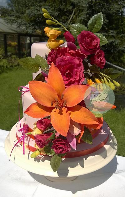 Flowercake! - Cake by Mariekez