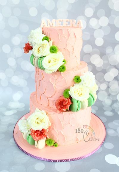 Ameera's Christening Party - Cake by Joonie Tan