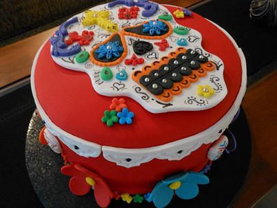 Day of The Dead Shower - Cake by EdibleRainbowCakes1