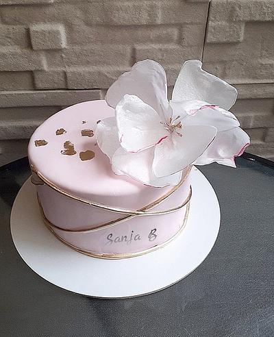 flower and gold - Cake by Sanja 