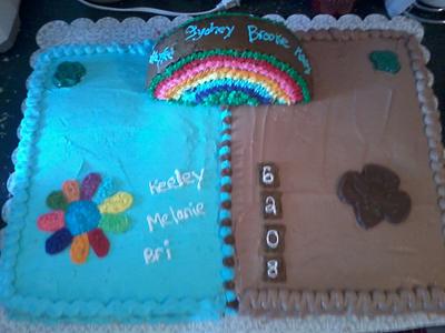 Girl scout bridging cake - Cake by Jenn Wagner 