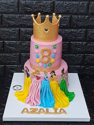 Disney Princesses Cake  - Cake by Manal Ali 