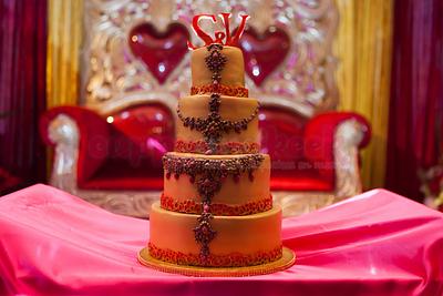 Indian jewelry wedding cake - Cake by Cuppy And Keek