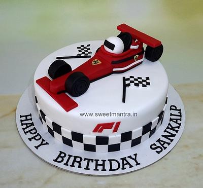 Ferrari F1 cake - Cake by Sweet Mantra Homemade Customized Cakes Pune