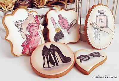 Vintage hand painted cookies - Cake by benyna