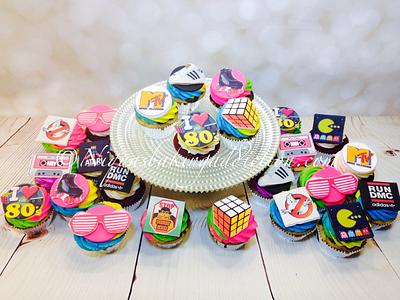 80's Themed Cupcakes - Cake by Cake'D By Niqua