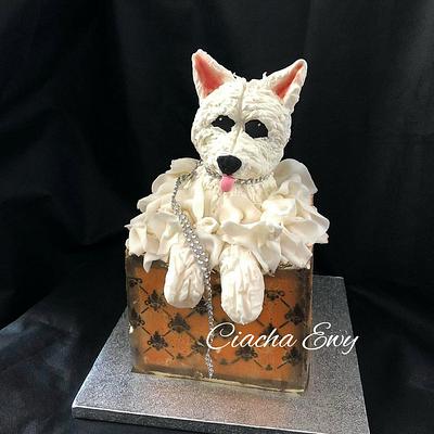 Cake dog  - Cake by Ewa