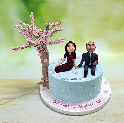Cake for Parents Anniversary - Cake by Sweet Mantra Homemade Customized Cakes Pune