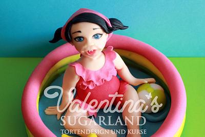 Little Summer Girl Tutorial - Cake by Valentina's Sugarland