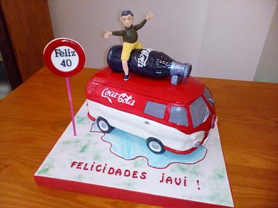 COCA-COLA CAR CAKE - Cake by Camelia