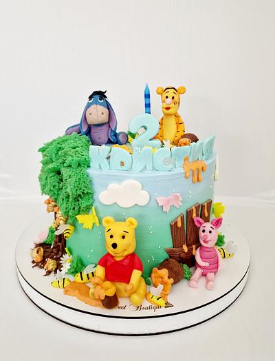 Winnie the Pooh and friends  - Cake by Kristina Mineva