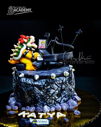 Bowser Playing Piano - Cake by Chris Durón from thecakeart.academy