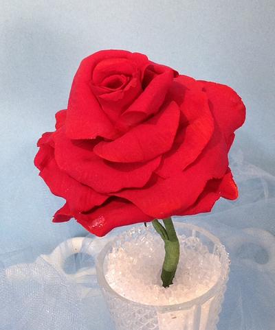 Paper-Clay Rose - Cake by June ("Clarky's Cakes")