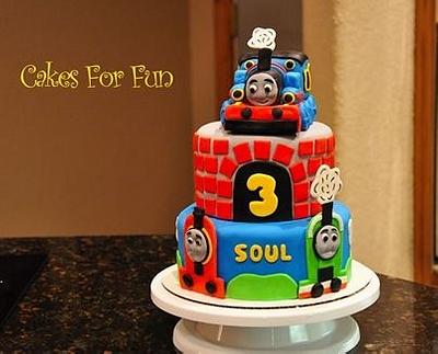 Train cake - Cake by Cakes For Fun