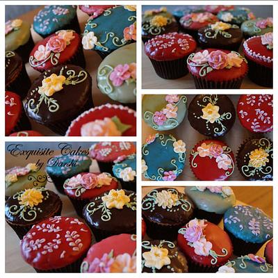 Floral cupcakes  - Cake by Exquisite Cakes by D