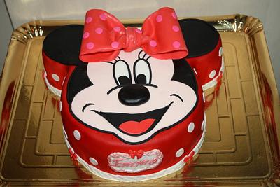 Minnie - red - Cake by  	RusuPaula