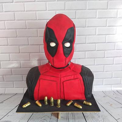 Deadpool - Cake by Yesiyodra90