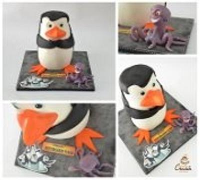 Penguins of Madagascar - Cake by Silvia Cruz