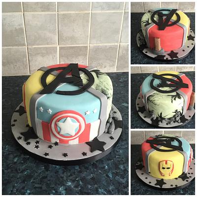 Marvel Avengers Cake - Cake by Beckie Hall