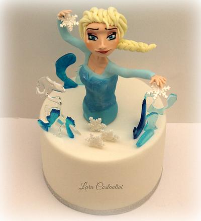 Elsa Cake - Frozen!!! - Cake by Lara Costantini