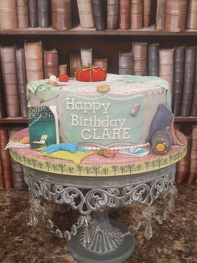 Perfectly Sew - Birthday cake for Clare - Cake by Karen's Kakery