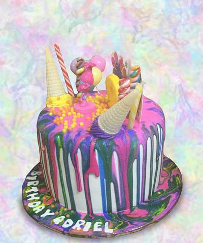 Colorful Drips - Cake by MsTreatz