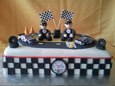 two little Nascar Fans - Cake by Diana