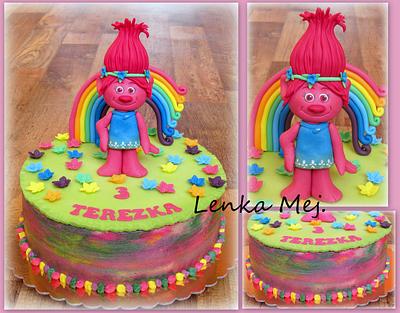 Trolls- Poppy - Cake by Lenka