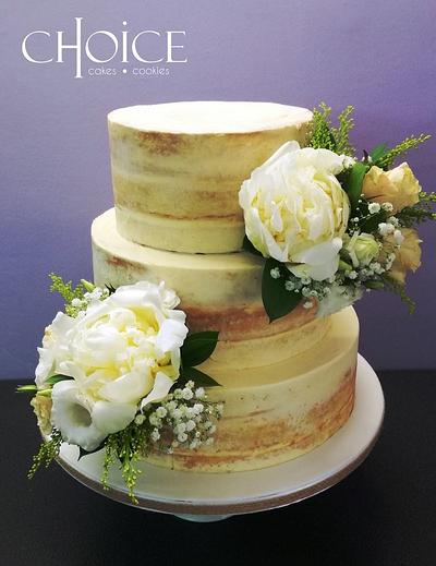 Wedding Naked Cake - Cake by Choice