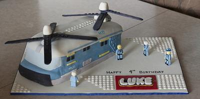 Lego City Police Cake - Cake by Vanilla01