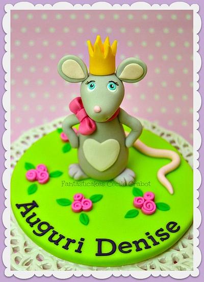 Little Mouse Cake Topper - Cake by Cecile Crabot