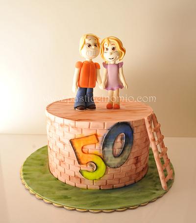 Almost Fifty  - Cake by Pasticcino Mio