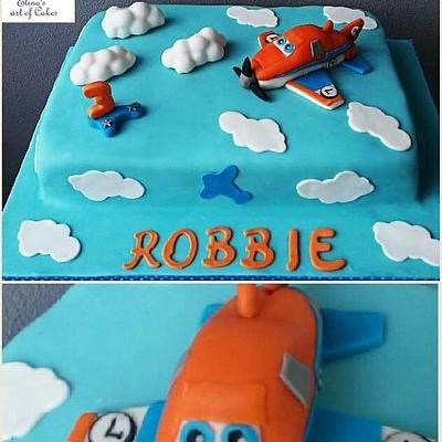 Dusty the plane cake  - Cake by elenasartofcakes