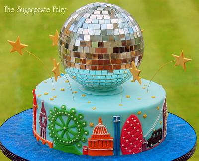 Disco on the Thames - Cake by The Sugarpaste Fairy