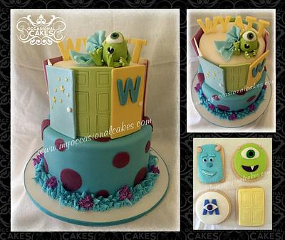 Monsters Baby Shower - Cake by Occasional Cakes