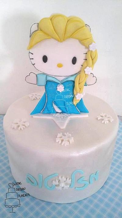 Elsa Kitty Cake - Cake by Love From The First Cake