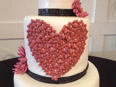 my second wedding cake - Cake by Chrissa's Cakes