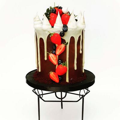 Chocolate kisses - Cake by CakesbyLiane