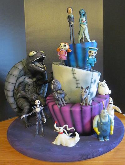 Tim Burton Character Cake - Cake by JulieFreund