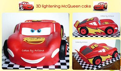 Lightening mcqueen - Cake by Arilena