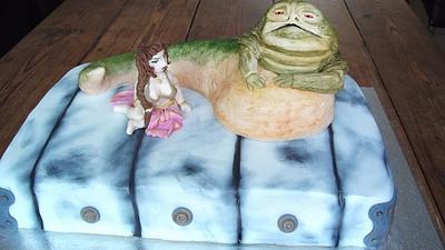 Jabba the Hutt  - Cake by lovemuffins by clair