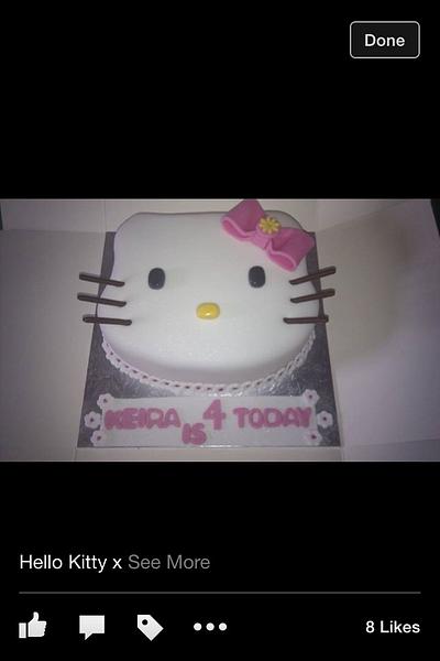 Hello Kitty cake - Cake by Julie Anderson