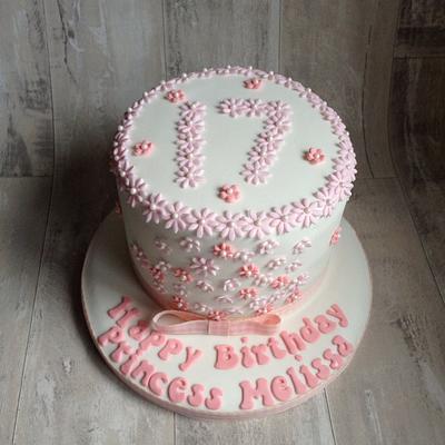 Pretty floral cake - Cake by Daisycupcake