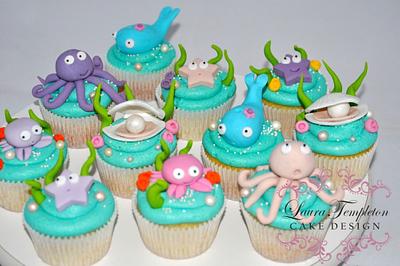 Sea Creature Cupcakes - Cake by Laura Templeton