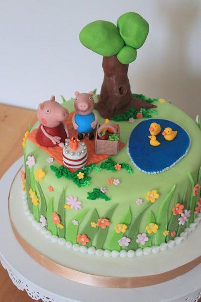 Peppa Pig cake - Cake by Sugar Spice
