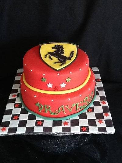 Ferrari Themed Cake - Cake by CupCake Garage