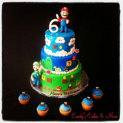 Mario Brothers - Cake by Candy