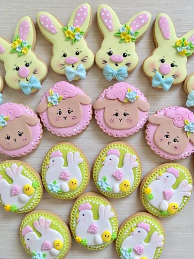 Easter cookies  - Cake by sansil (Silviya Mihailova)