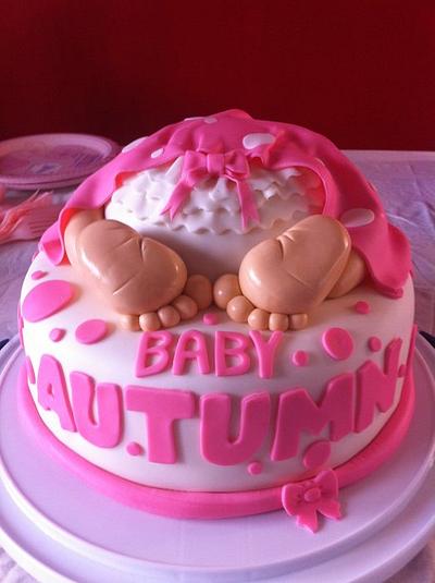 Baby Butt - Baby shower Cake - Cake by Jenn