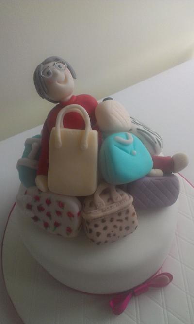 Handbags galore - Cake by Amy